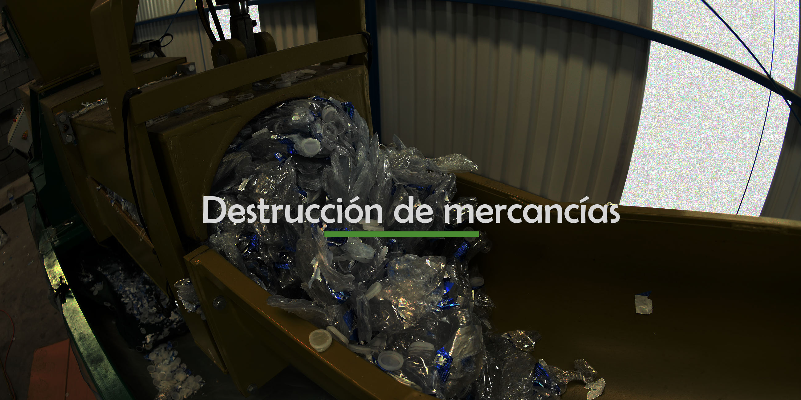 Destrucción de mercancías